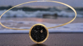 PENJOLL TURMALINA NEGRE BRUT RODONA BRILLANT PLATA OR