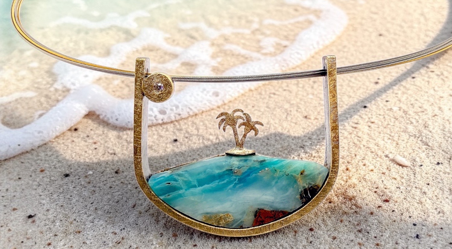 penjoll isla bonita gran opal blau peruÀ brillant plata or