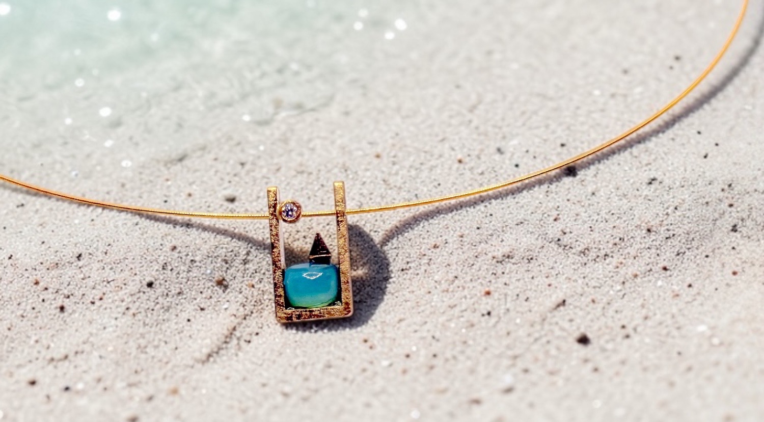 penjoll joies del mar mini opal blau peruÀ vel.ler brillant or