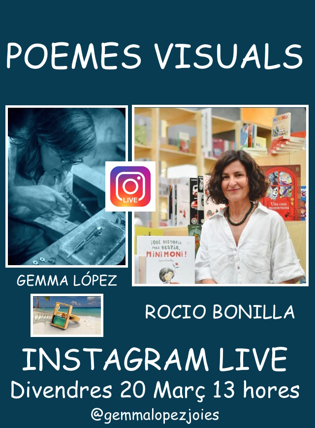 INSTAGRAM EN DIRECTE AMB ROCIO BONILLA: POEMES VISUALS